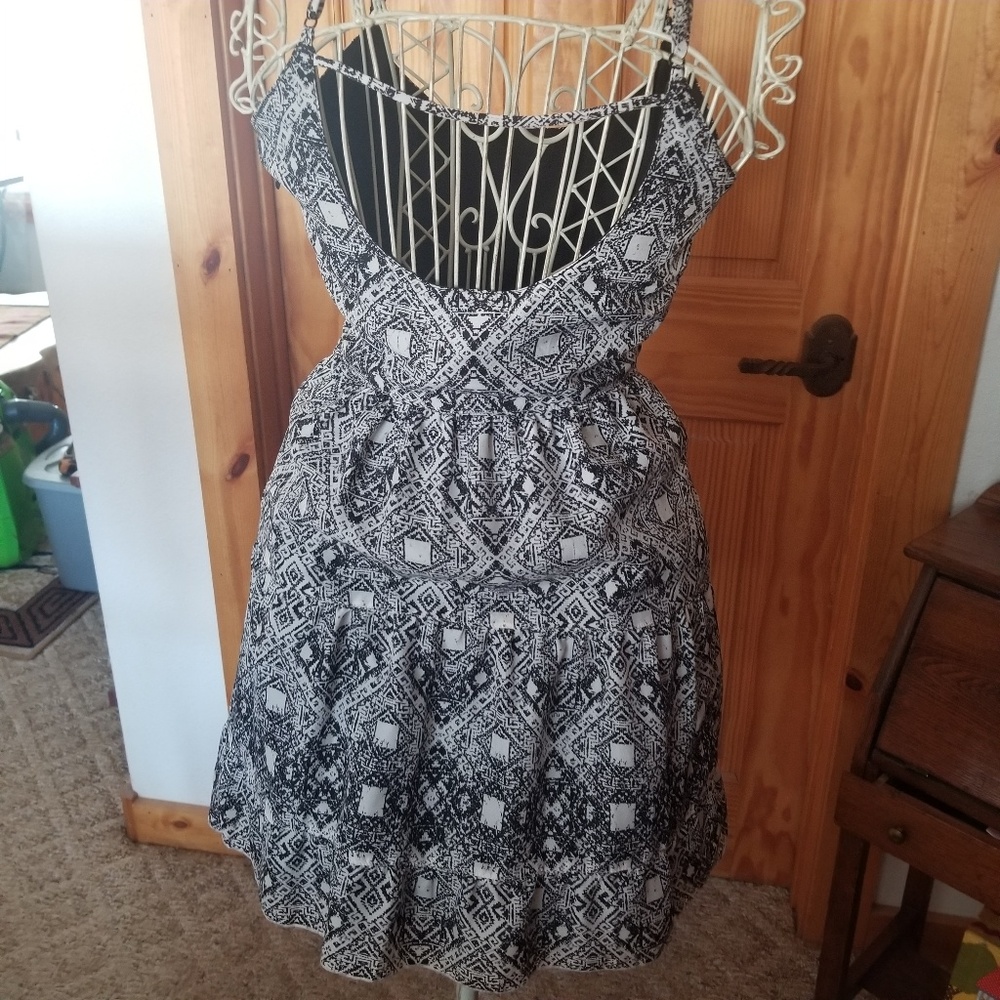 Gianni Bini Boho Pattern Mini Tank Sundress SZ S - Picture 3 of 8